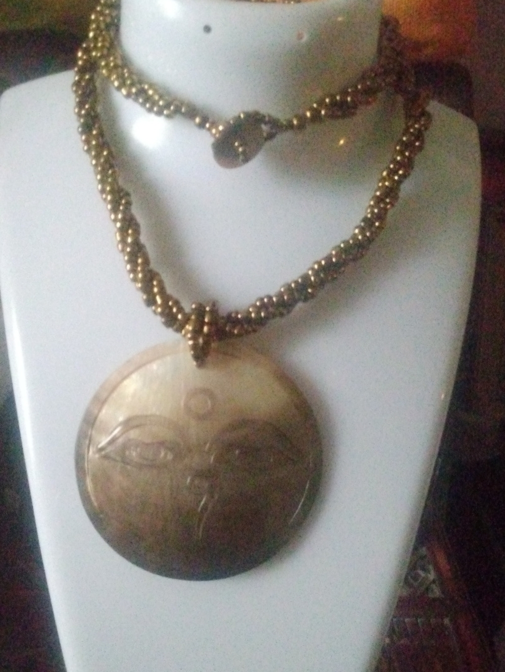 Gold-Tone Pendant Necklace